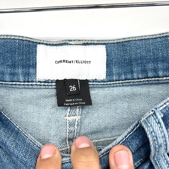 Current/Elliott The Stiletto Jean Women's 26 Light Wash Ankle Jeans - Picture 3 of 7